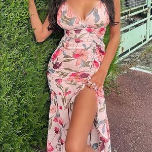 Fashion Nova Pink Dress SMALL
